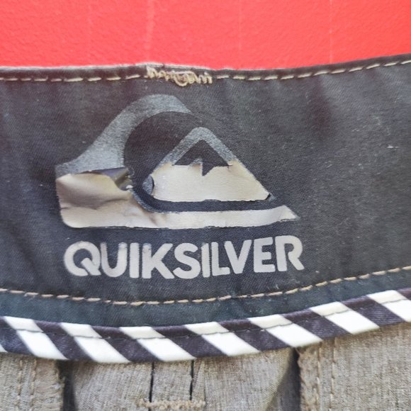 Quiksilver Amphibians streatwear pants grey men's size 34 - Picture 5 of 9